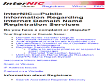 Tablet Screenshot of internic.net